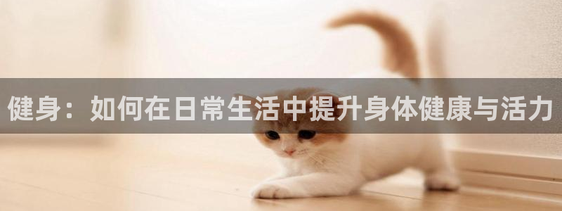 健身：如何在日常生活中提升身体健康与活力