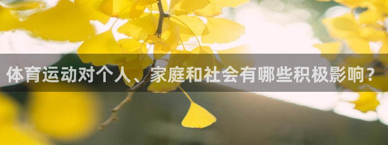体育运动对个人、家庭和社会有哪些积极影响？