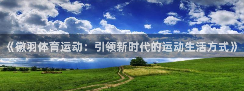 《徽羽体育运动：引领新时代的运动生活方式》